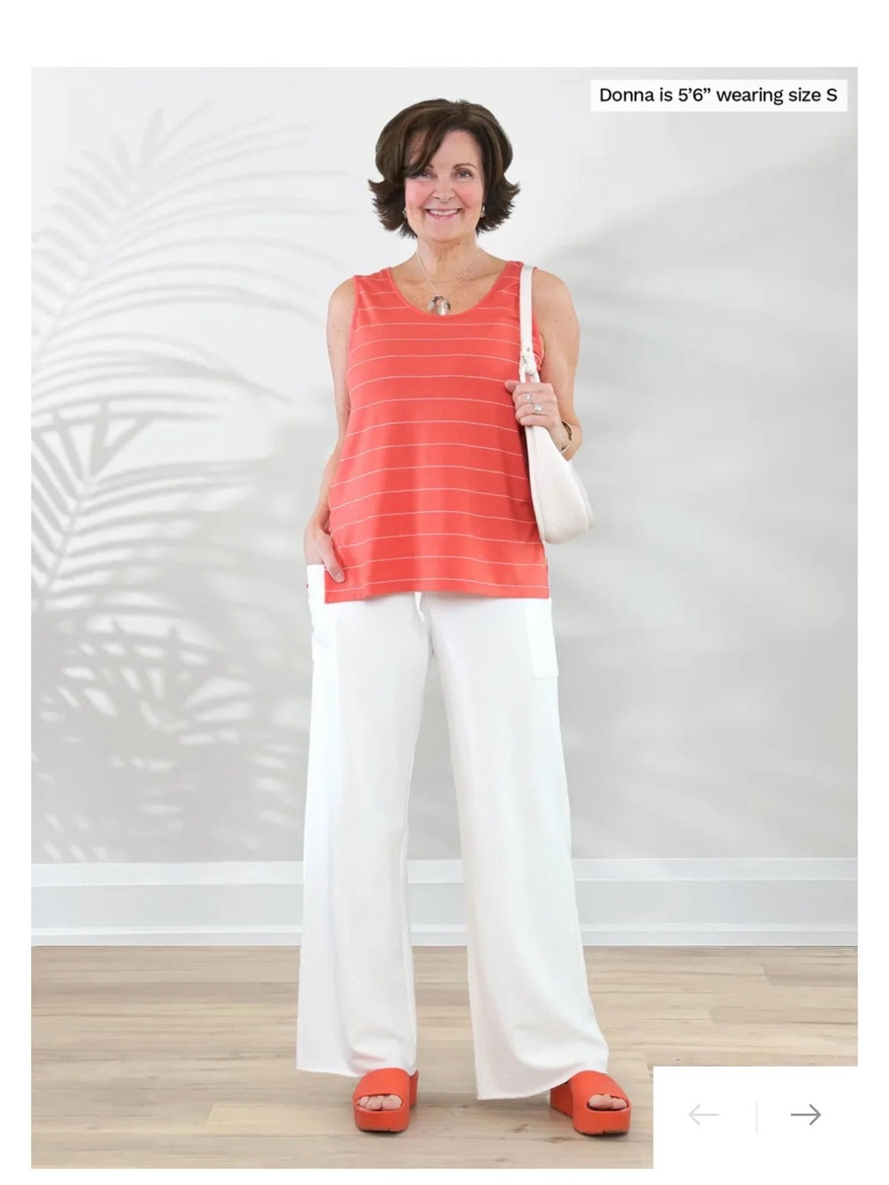 Miik Shyanne reversible tank in Papaya